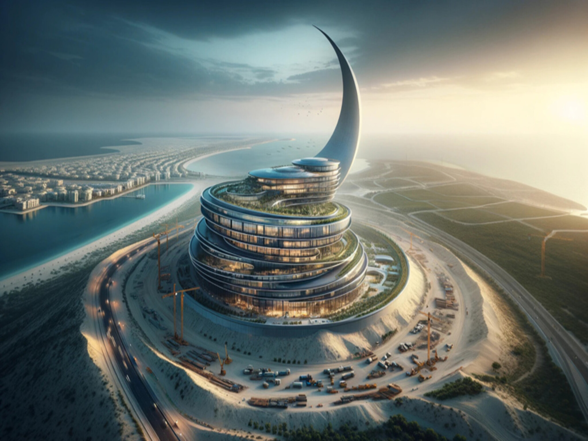 UAE to launch new moon-shaped project rising "above the clouds" in Sharjah